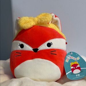 Squishmallows Fifi the Fox 7” Bum tags Cut